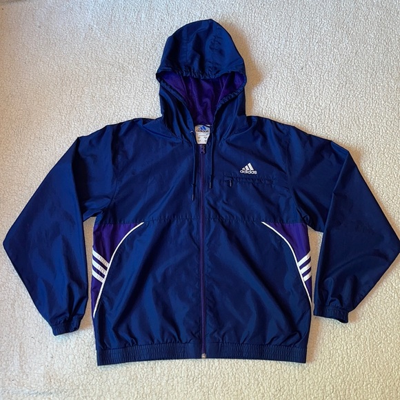 adidas Other - Vintage Adidas hooded windbreaker